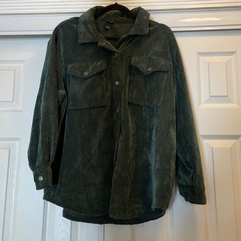 Wild fable corduroy shacket